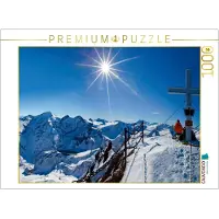 CALVENDO Am Kitzsteinhorn mit Ausblick in die Glocknergruppe 1000 Teile Puzzle quer 640x480mm, Kramer Christa; 7449849