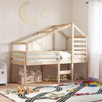 Prolenta Maison Exclusive - Dach für Kinderbett 188x97x113 cm Massivholz Kiefer