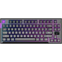 Preyon SILENT CLAW Tastatur Gaming-Tastatur - Gateron Brown Pro 3.0 Gasket Mount - LCD Anzeige - ohne Zifferntastatur - RGB-Beleuchtung