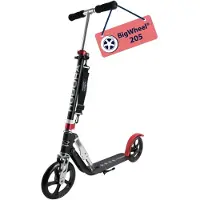 Hudora BigWheel 205 exkl. Scooter, Stars - Höhenverstellbarer & zusammenklappbarer Cityroller - Kinder- & Erwachsenenroller für bis zu 100kg