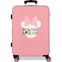 Joumma Bags Reisekoffer ABS Minnie Mouse Heads, 65x46x23cm, 56L, 3141241 (mittelgroßes Exemplar)
