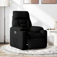 Prolenta Maison Exclusive - Relaxsessel Elektrisch Schwarz Stoff