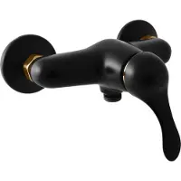 RAV copy of LABE Wand-Brausebatterie Wandmontage in Chrom, Gold oder Messing SLEZAK Ihre Auswahl: Ohne Handbrause,