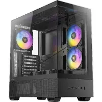 Antec Boitier Moyen Tour Atx Cx705 RGB Avec Panneaux Vitrés (Noir)