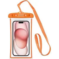 Celly Splashbag Wasserdichte Tasche IPX8 max 6,5" Orange