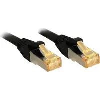 Lindy 47313, 10 m, Cat7, S/FTP (S-STP), RJ-45, RJ-45, Schwarz