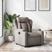 Prolenta Maison Exclusive - Relaxsessel Taupe Stoff