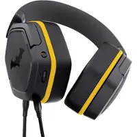 Trust 25784, Kabelgebunden, Gaming, 20 - 20000 Hz, 284 g, Kopfhörer, Schwarz, Gelb