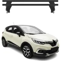 Menabo Dachträger Grundtäger für Renault Captur 2017-2019 ABE Alu Schwarz 2x