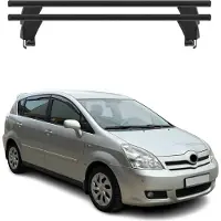 Menabo Dachträger Grundtäger für Toyota Corolla Verso 2004-2007 ABE Alu Schwarz