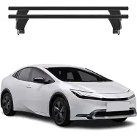 Menabo Dachträger Grundträger für Toyota Prius V 2022-2025 Alu Schwarz 2tlg