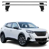 Menabo Dachträger Grundträger für Peugeot 2008 II 2019-2025 Alu Grau 2tlg