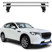 Menabo Dachträger Grundtäger für Mazda CX-60 2022-2025 50kg Alu Silber 2tlg