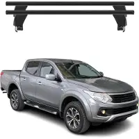Omac Menabo Dachträger Grundtäger für Fiat Fullback 2015-2020 ABE Alu Schwarz 2x