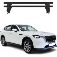 Menabo Dachträger Grundträger für Mazda CX-60 2022-2025 Alu Schwarz 2tlg
