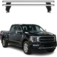 Menabo Dachträger für Ford F-150 Lightning Crew Cab Pick-up 2022-25 Alu Grau 2x