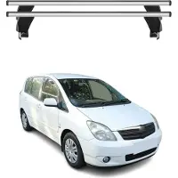 Menabo Dachträger Grundtäger für Toyota Corolla Verso 2001-2003 50kg Alu Grau 2x