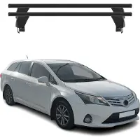 Menabo Dachträger Grundtäger für Toyota Avensis T270 2009-2011 ABE Alu Schwarz