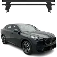 Menabo Dachträger Grundträger für BMW iX2 U10 2024-2025 Aluminium Schwarz 2tlg