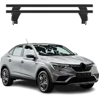 Menabo Dachträger Grundträger für Renault Arkana 2020-2025 Alu Schwarz 2tlg