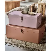 House Doctor Metall Aufbewahrung Beige/Rosa - , Beige, Metall