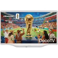 Hisense 32 '' S5Q | Déco TV FHD 60 Hz, 81,3 cm (32"), 1920 x 1080 Pixel, DLED, Smart-TV, WLAN, Weiß