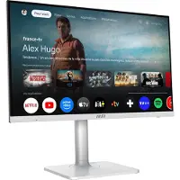 MSI Modern MD272UPSW Smart 27" LED IPS UltraHD 4K Altavoces Altura Ajustable Google TV USB-C