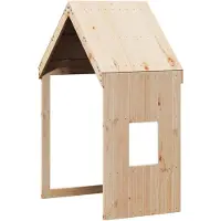 Syfax Dach für Kinderbett 60x99x139,5 cm Massivholz Kiefer