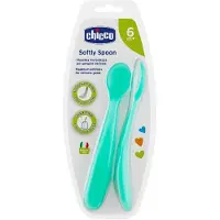 Chicco Cucchiaio SIL Masch 6M 1 St