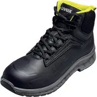 Uvex Sicherheitsschuhe 69322 2 trend Stiefel schwarz/lime Größe