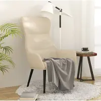Prolenta Maison Exclusive - Relaxsessel Creme Stoff