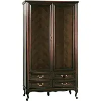 AEA Kleiderschrank Schrank Italienische Möbel Holz Antik Style Echtholz Klassischer