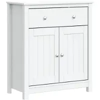 vidaXL Badschrank BERG Weiß 69,5x34x80 cm Massivholz Kiefer