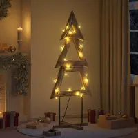 Prolenta Maison Exclusive - Weihnachtsbaum Braun 181 cm Massivholz Teak