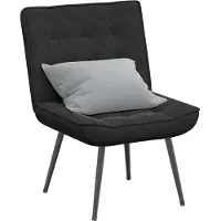 Syfax Relaxsessel Schwarz 64x74x84 cm Samt