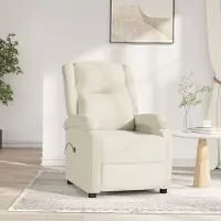 Prolenta Maison Exclusive - Relaxsessel Elektrisch Creme Samt