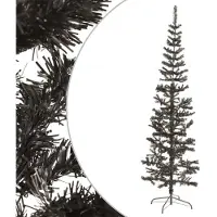 Syfax Schlanker Weihnachtsbaum Schwarz 180 cm