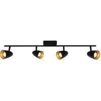 ITALUX Strahlerlampe TINO SPL-36748-4-BK-GD