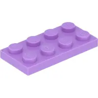 LEGO 250 Stück 3020 Platten Plates 2x4 Part Basic 250 Mittleres Lavendel