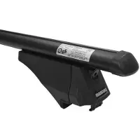 Menabo Tiger Black | Dachträger Volvo - XC70 (P24) 2007-2016 - Aluminium - Länge 120 cm - Tragkraft 75 kg - 2er-Pack