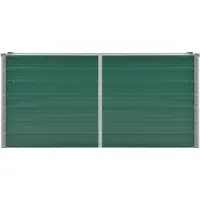 vidaXL "Winterschlussverkauf "Garten-Hochbeet - CLORIS - Pflanzkasten - Verzinkter Stahl 160x40x77 cm Grün - DEMöbel3427459
