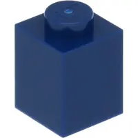 LEGO 100 Stück 3005 Stein Brick 1x1 Part Basic Steine 100 Dunkelblau