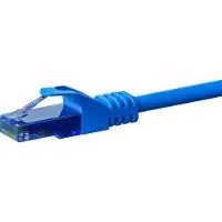 Dsit CAT6a Netzwerkkabel 100% Kupfer - U/UTP - 7,50 meter - Blau