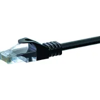 Dsit CAT5e Netzwerkkabel, U/UTP, 50 Meter, Schwarz, 100% Kupfer