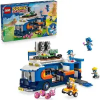 LEGO Sonic the Hedgehog Le Camion de Contrôle de l'Équipe Sonic, 77006, Bauset für Kinder ab 8 Jahren, 747 Teile