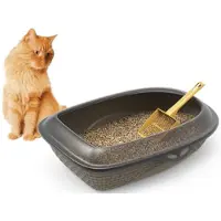Bama Pet Sabbia Katzentoilette 59,5 x 40,3 x 17,9 cm grau