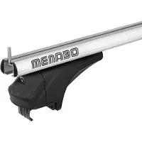 Menabo | Dachreling - Audi Q8 (4M) ab 2018 - Länge 135 cm - Aluminium - Silber - Ariem Silver XL