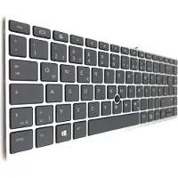 T-ProTek DEUTSCHE-Tastatur mit Trackpoint + Beleuchtung kompatibel für LENOVO IBM ThinkPad W530 (2447)