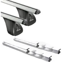 VDP Dachträger Fix&Slide kompatibel mit für Renault Clio III (5 Türer) ab 2005 Alu