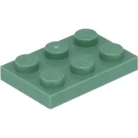 LEGO 2x3 Platten 3021 - 50 Stück Sandgrün